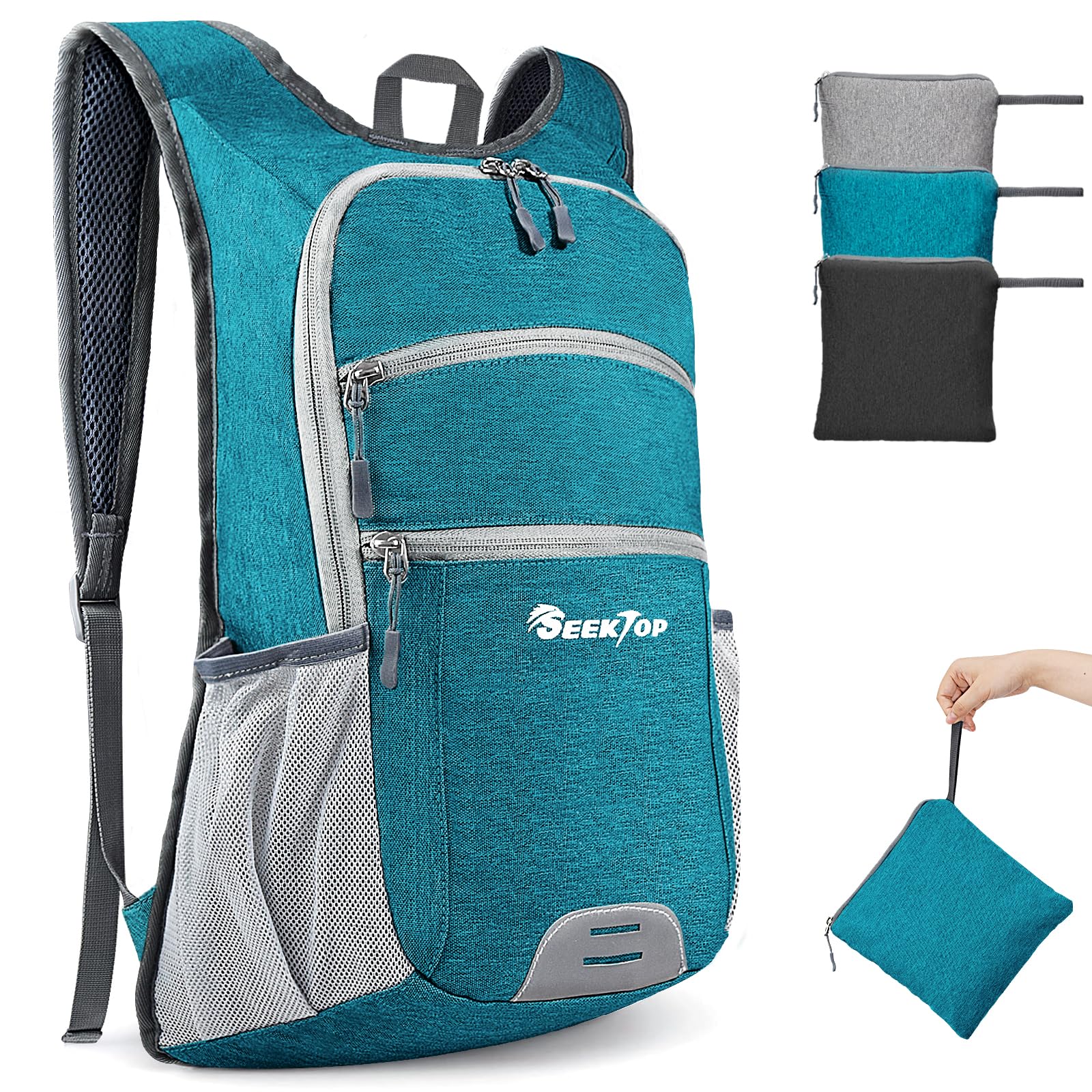 Seektop 20L Ultra Lightweight Waterproof Hiking Backpack - Foldable Travel Daypack for Men & Women - Perfect for Outdoor Adventures, Camping, and Daily Commute
