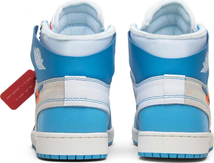 Original Off White x Air Jordan 1 Retro High OG 'UNC' Sneakers - Limited Edition Basketball Shoes for Men - Perfect for Streetwear & Sneaker Collectors