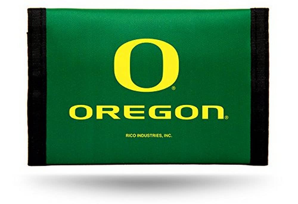 NCAA Licensed Nylon Tri-Fold Wallet for Men - Durable College Sports Wallet with ID Window & Card Slots - Perfect for Game Day, Travel & Everyday Use
