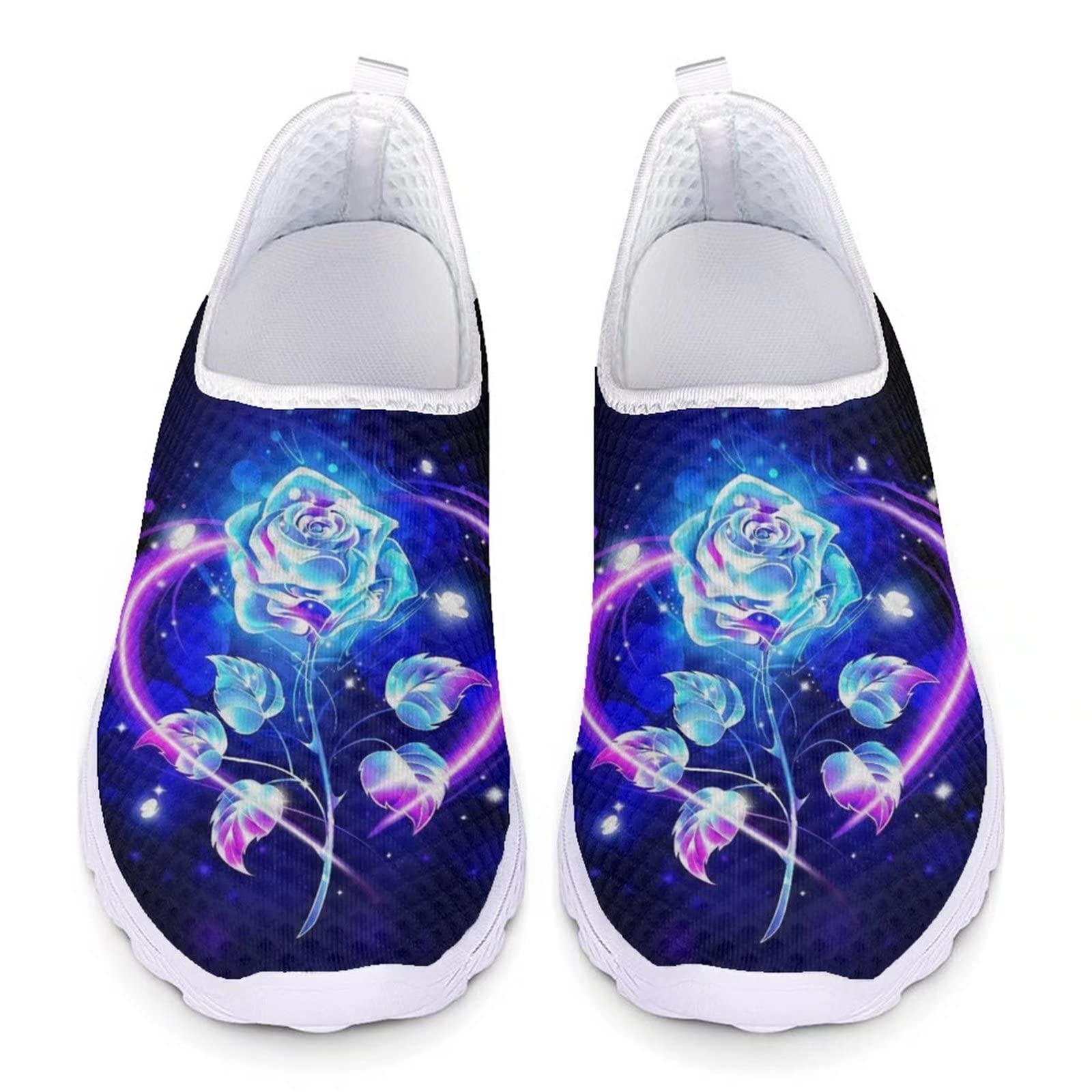 Instantarts Women's Slip-On Water Shoes - Lightweight Athletic Hiking Sneakers for Outdoor Sports, Beach, Pool & Water Activities