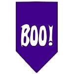 Colorful Boo Screen Print Bandanas - Soft Cotton Bandana for Halloween, Cosplay & Costume Parties - Perfect for Pets, Kids & Adults Accessories
