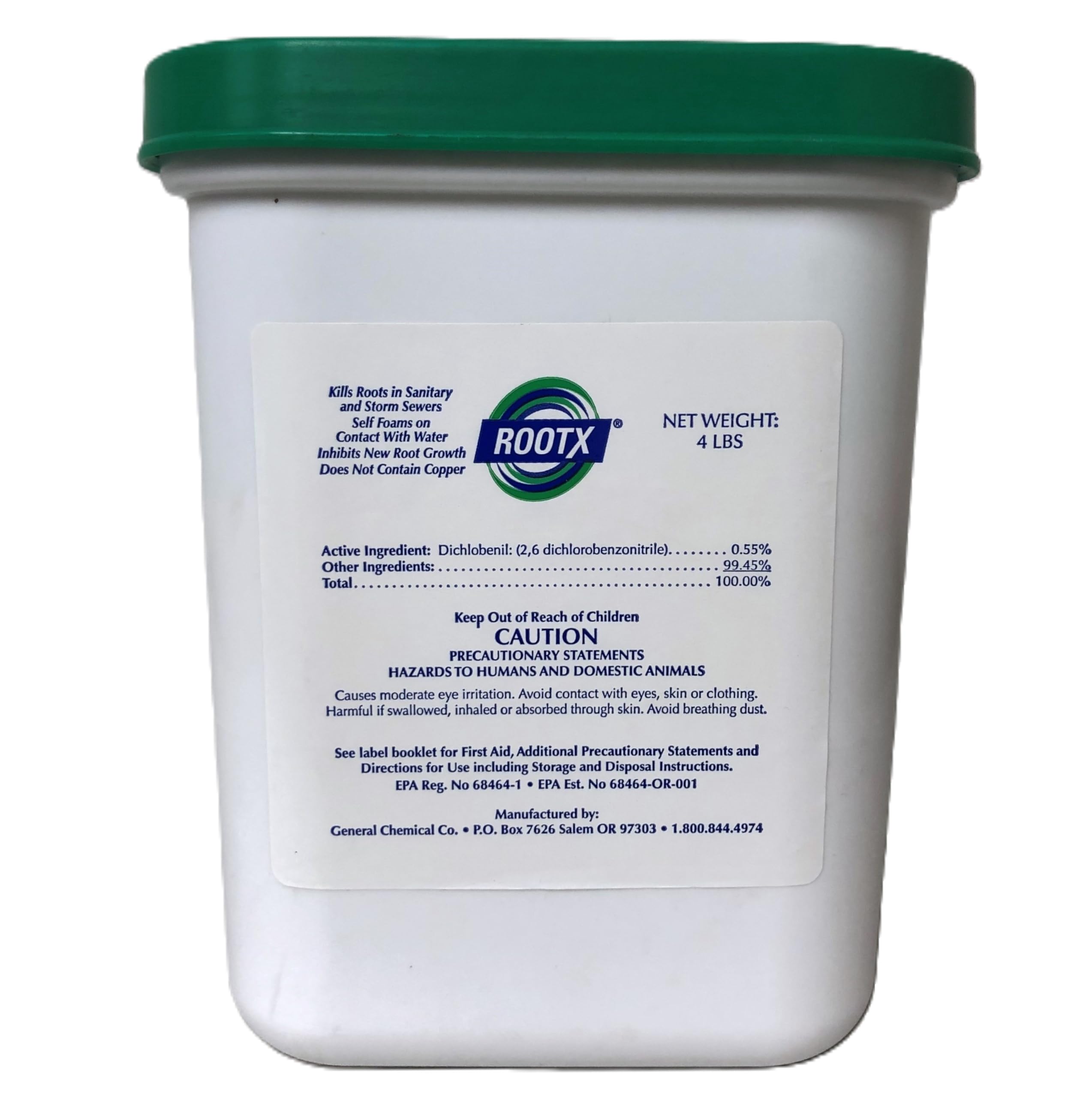 RootX - 4 LB. Jar Foaming Root Killer for Sewer Lines & Septic Systems | Prevents Clogs & Pipe Damage | Ideal for Homeowners & Commercial Properties