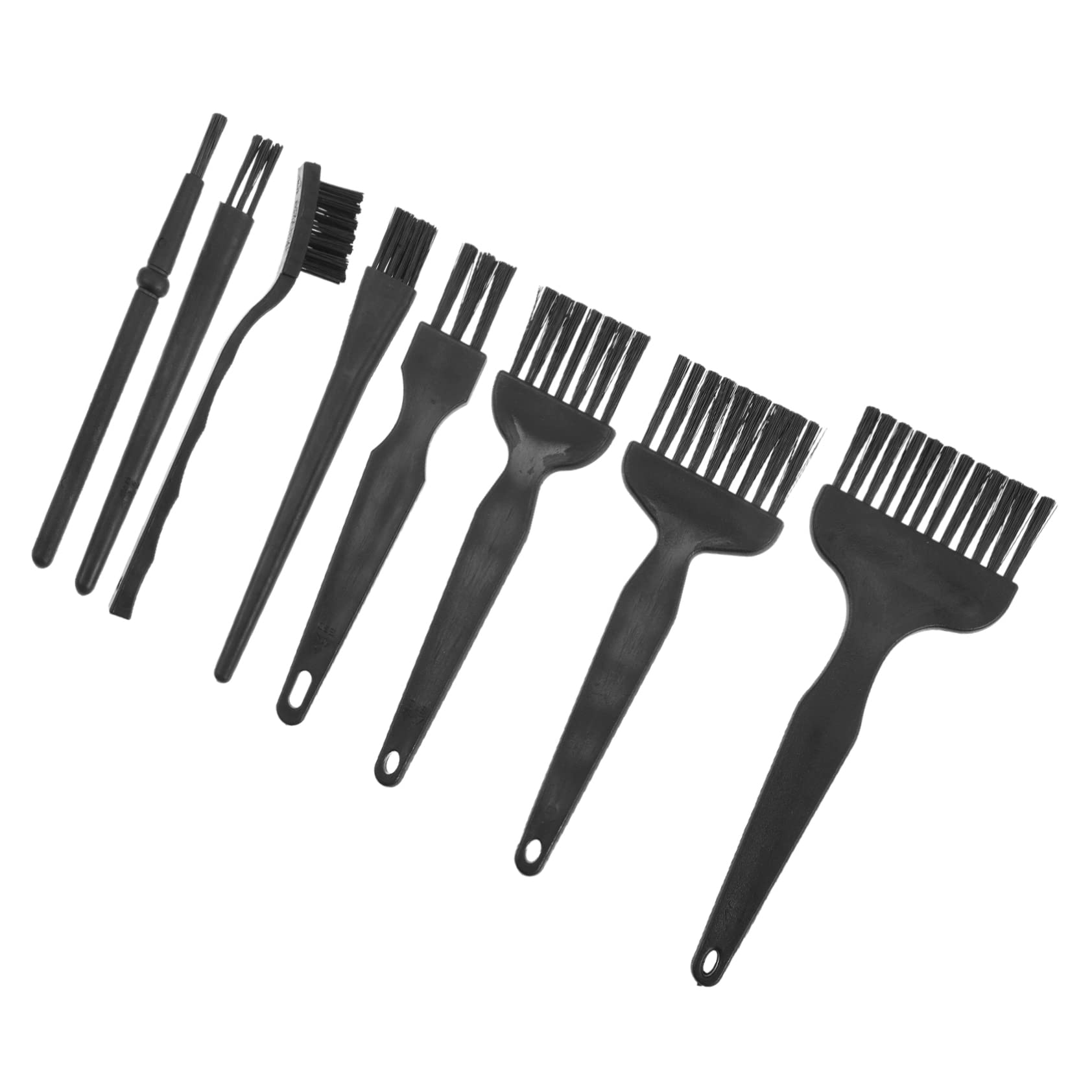 16 Pcs Electric Shaver Cleaning Brush Set - PP Black Hair Trimmer & Keyboard Cleaning Tool for Men & Women - Perfect for Grooming, Personal Care, and Home Cleaning