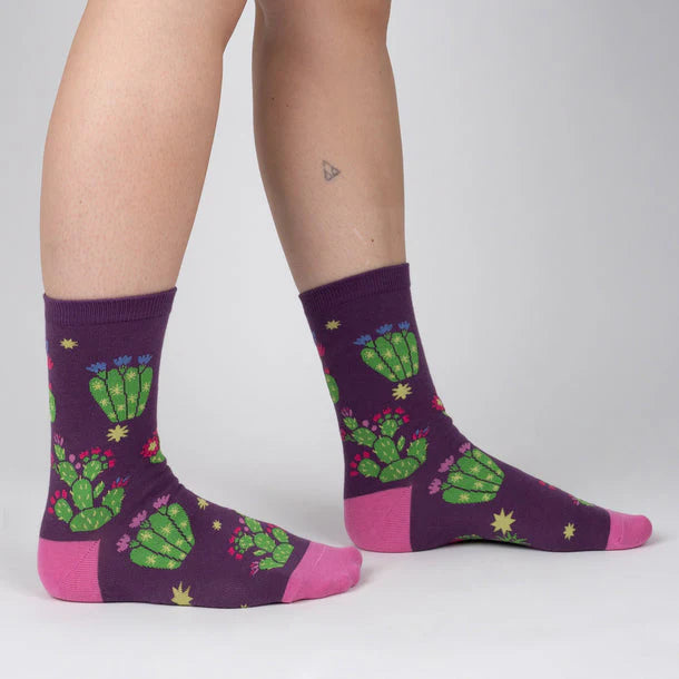 Stylish & Comfortable Sock It To Me Crew Socks - Fun 'Stuck On You' Design - Perfect for Casual Wear, Gifts & Everyday Fashion