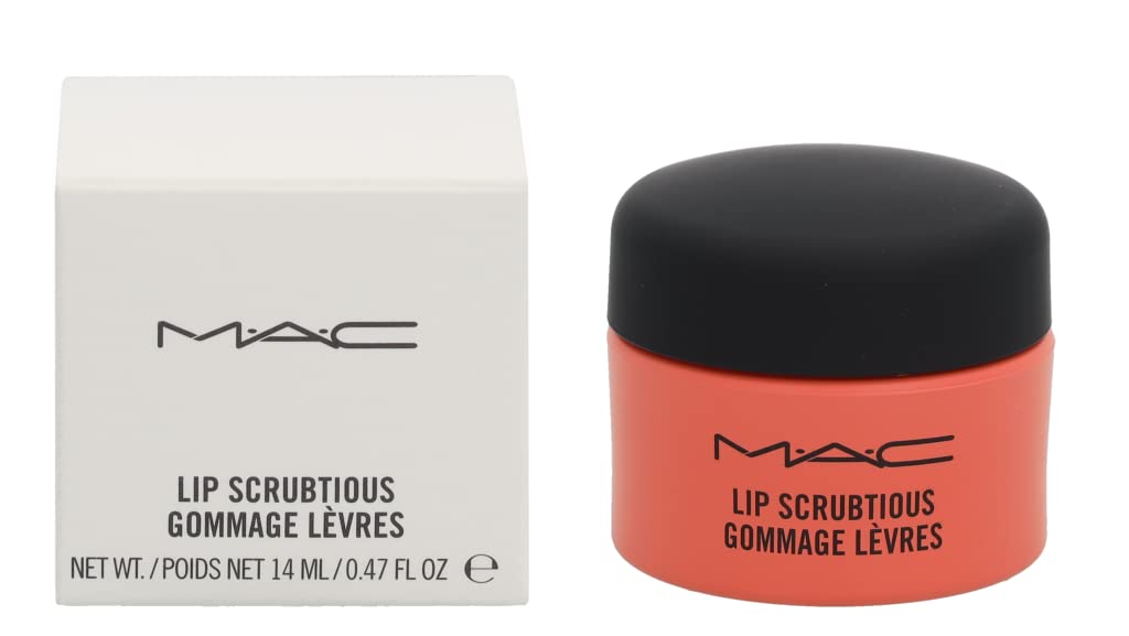 MAC Lip Scrubtious Candied Nectar - Exfoliating Lip Scrub for Soft Smooth Lips | Sweet Vanilla Flavor | Perfect for Pre-Lipstick Prep & Nighttime Lip Care Routine