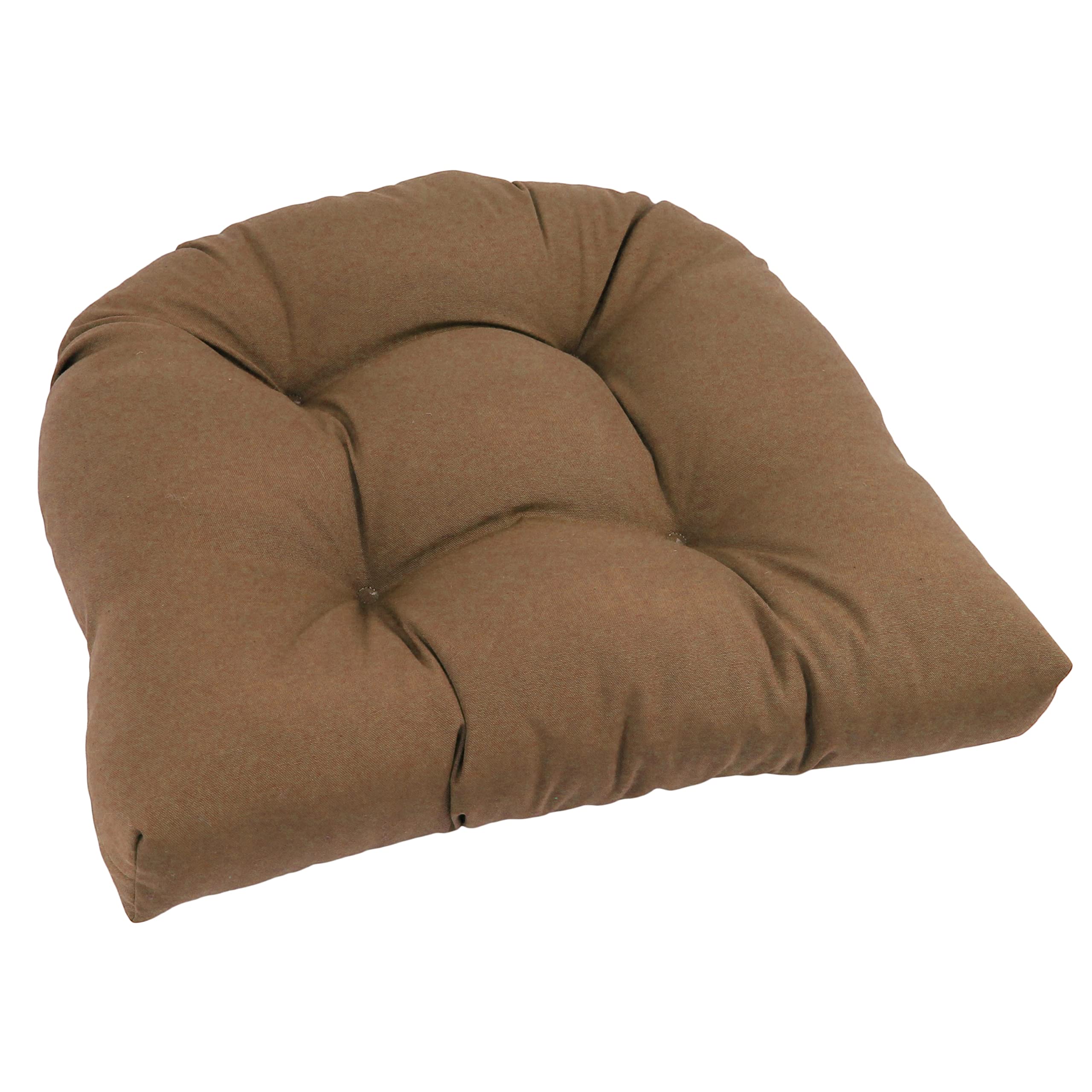 Premium Twill Rounded Back Chair Cushion 19