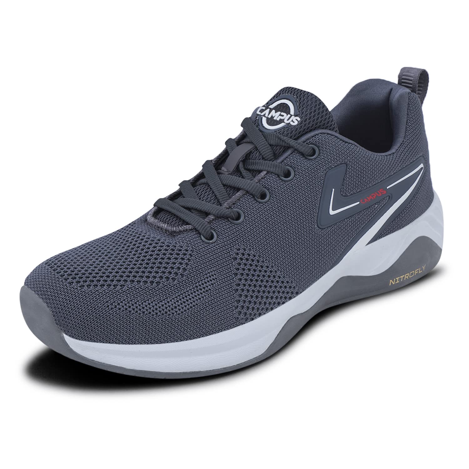 Campus Bogart Men's Lace-Up Running Shoes - Lightweight Breathable Athletic Sneakers for Jogging, Gym & Casual Wear