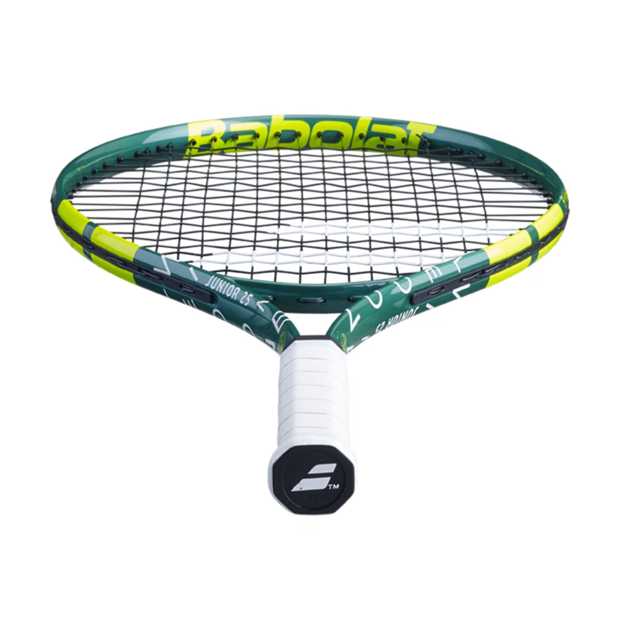 Babolat Junior 25 Wimbledon Prestrung Tennis Racquet for Kids - Green/Yellow | Perfect for Beginners & Junior Tennis Training | Ideal for Wimbledon Style Play