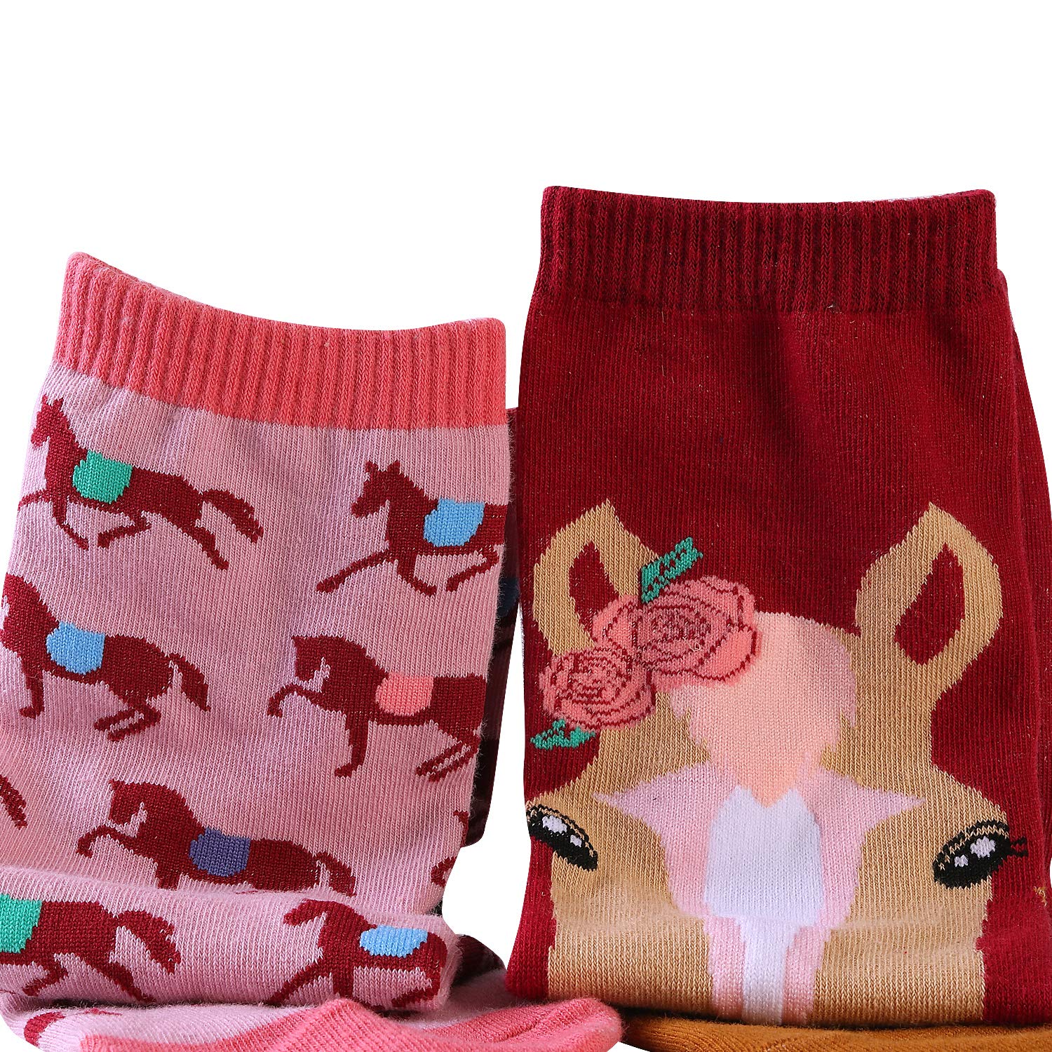 Funny Cute Socks for Women - 5 Pairs Pack | Novelty Gift Socks | Comfortable & Breathable Cotton Socks for Everyday Wear, Gifts, Parties & Special Occasions