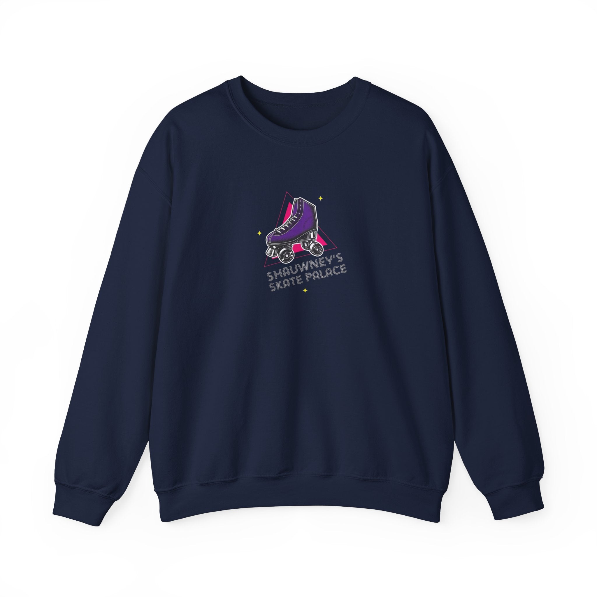 Shauwney's Skate Palace Crewneck Sweatshirt - Men's & Women's Casual Pullover Hoodie for Streetwear & Skateboarding - Perfect for Urban Fashion & Skate Park Outfits