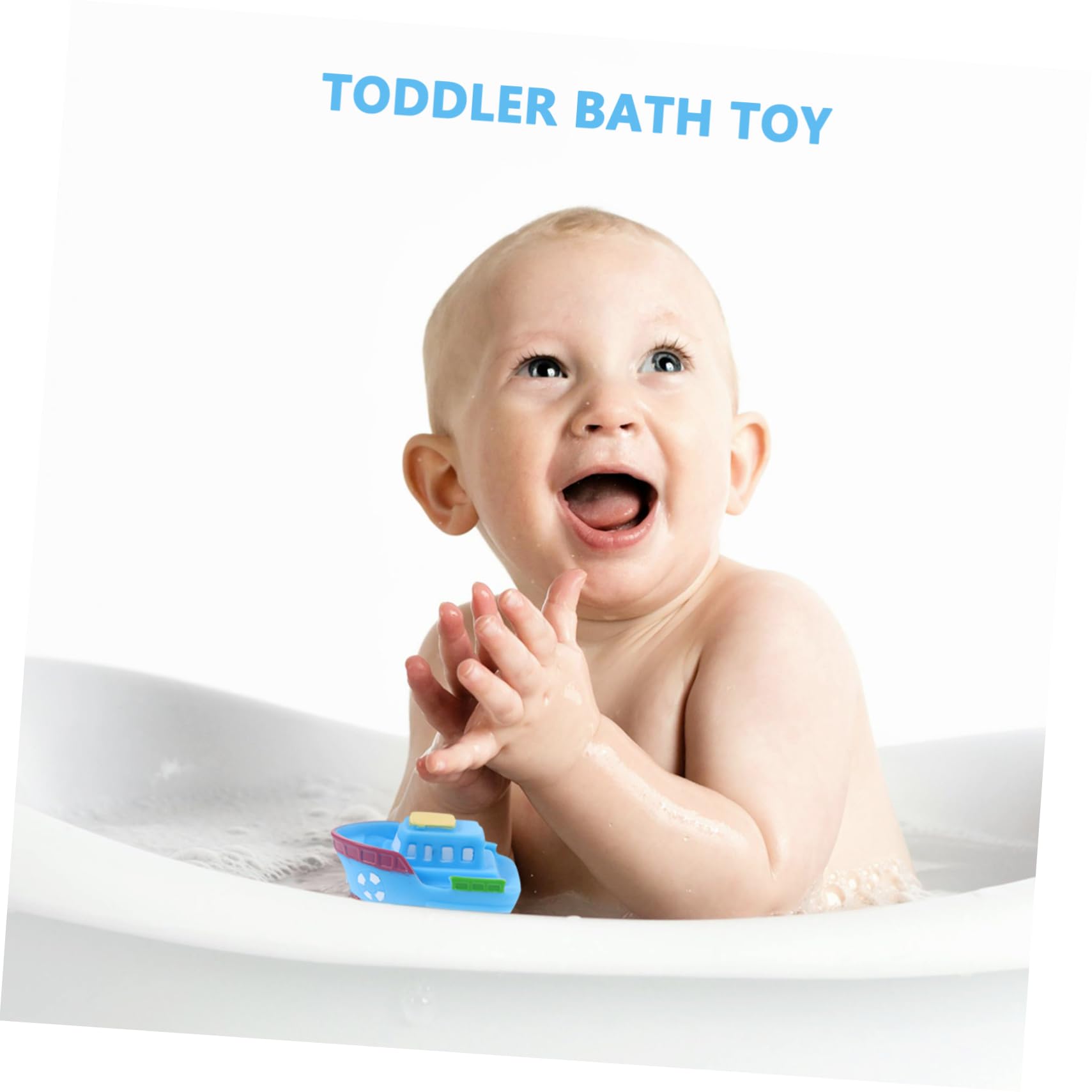 KICHOUSE Early Education Bath Toys for Toddlers - Waterproof Vinyl Bathtub Toys for Kids, Fun Learning & Sensory Play During Bath Time