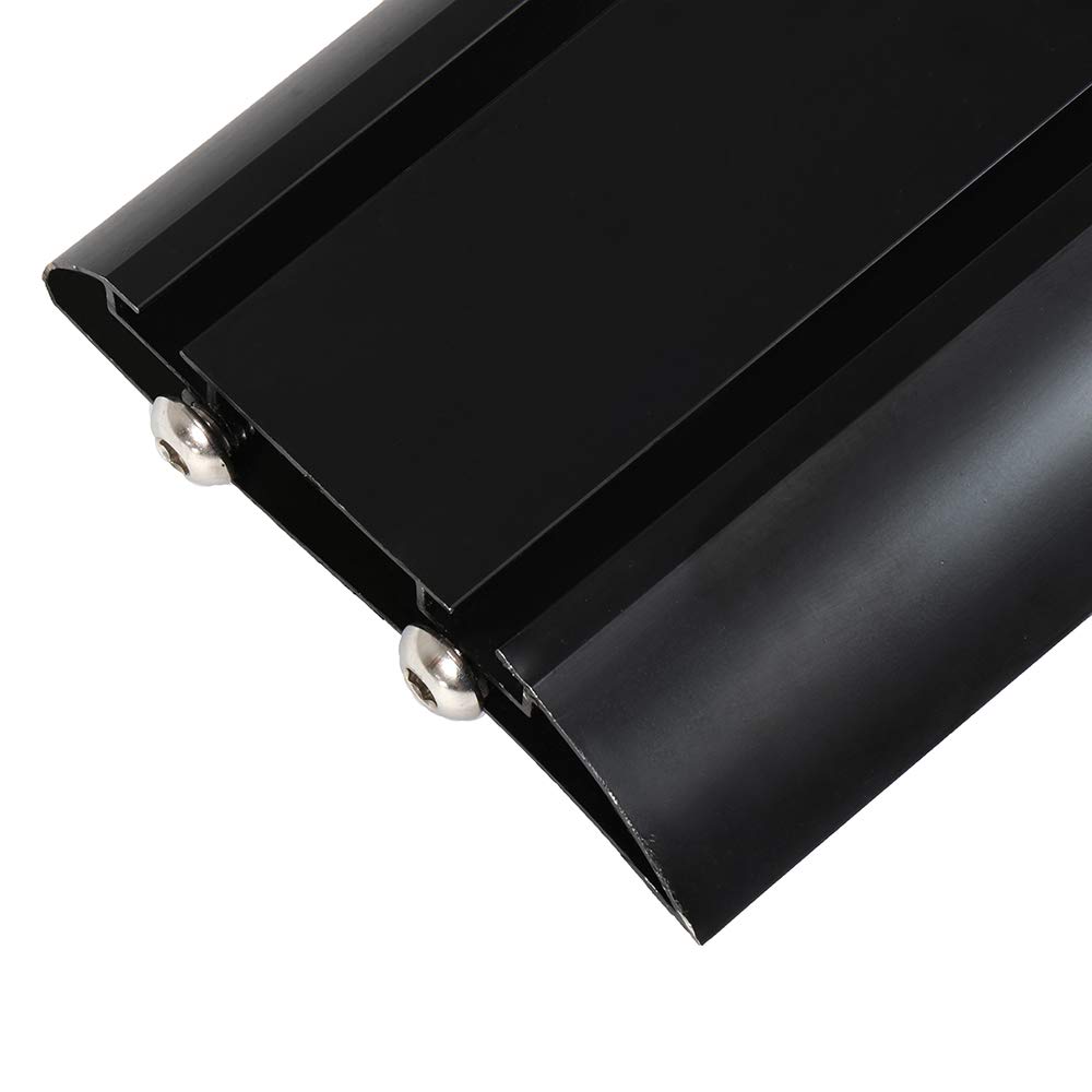 Universal Aluminum Rear Trunk Lip Spoiler - Matte Black Car Boot Wing for Most Vehicles | Enhance Style & Aerodynamics for Sedans, Coupes & Hatchbacks