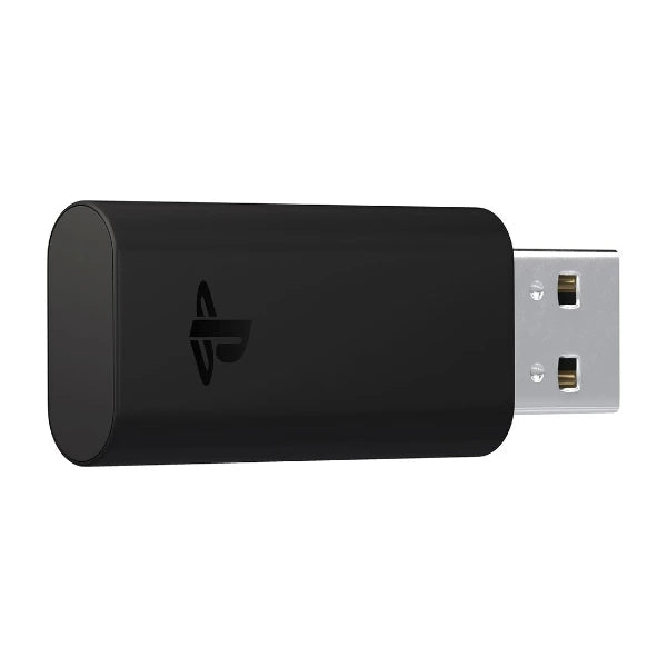 Original PlayStation 4 Gold Wireless Headset Adapter Dongle - Compatible with PS4/PS5/PC - Enhanced Audio for Gaming, Streaming & Online Chat