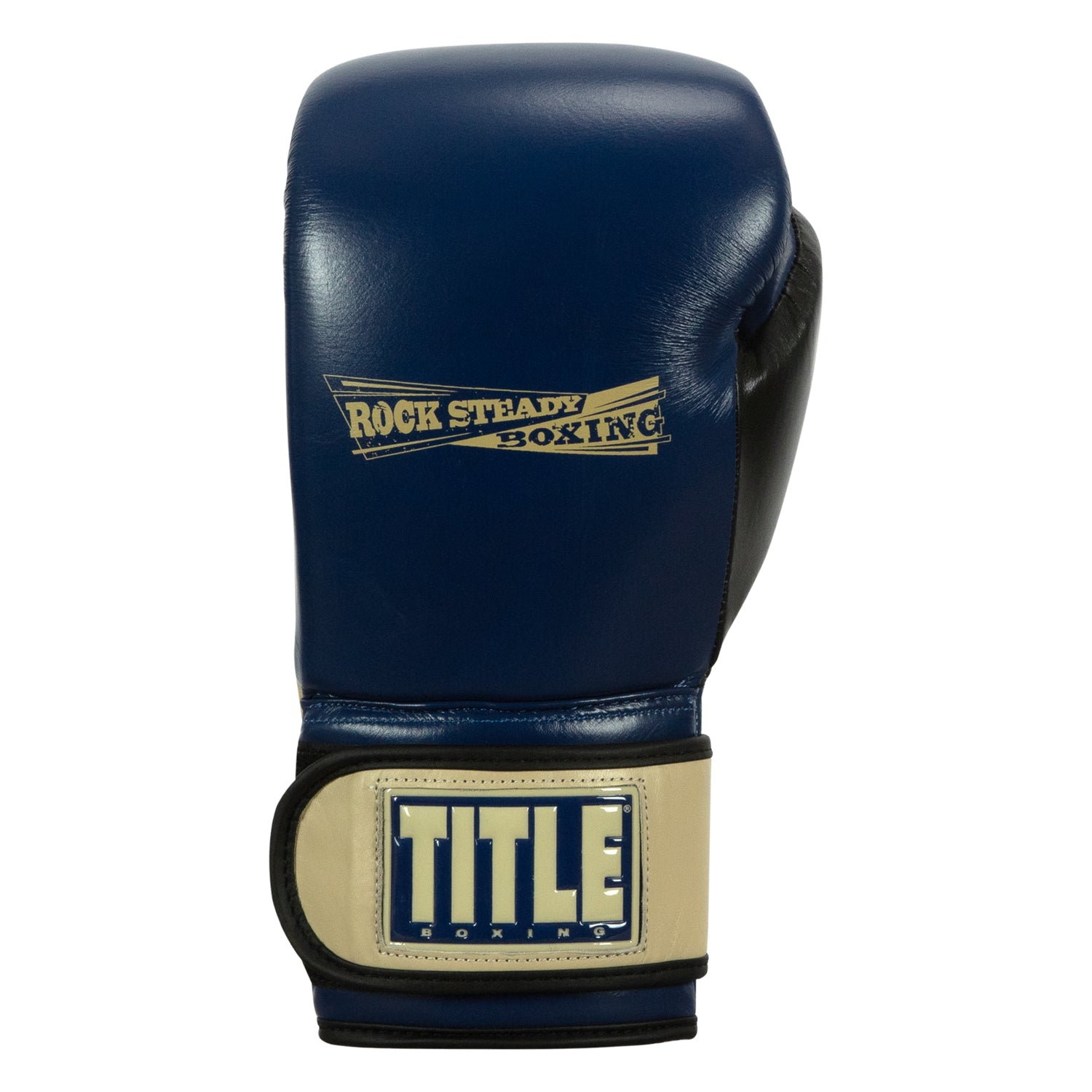 TITLE Boxing Rock Steady Leather Training Boxing Gloves - Premium Leather Punching Bag Gloves for Men & Women - Perfect for Boxing Training, MMA, Fitness Workouts and Heavy Bag Practice