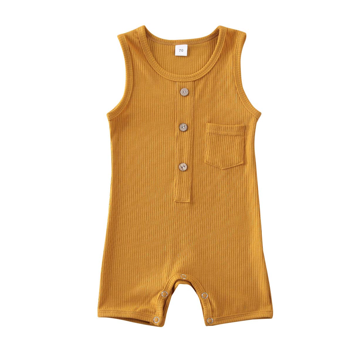 Bebeshopdelageyhu Newborn Baby Boy & Girl Clothes - Sleeveless Romper Bodysuit One-Piece Jumpsuit Playsuit Outfit for Summer | Perfect for Playdates, Beach Trips & Family Photos