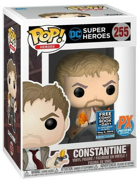 DC Super Heroes Constantine Action Figure (PX Previews Exclusive #255) - Collectible Toy for DC Comics Fans & Display