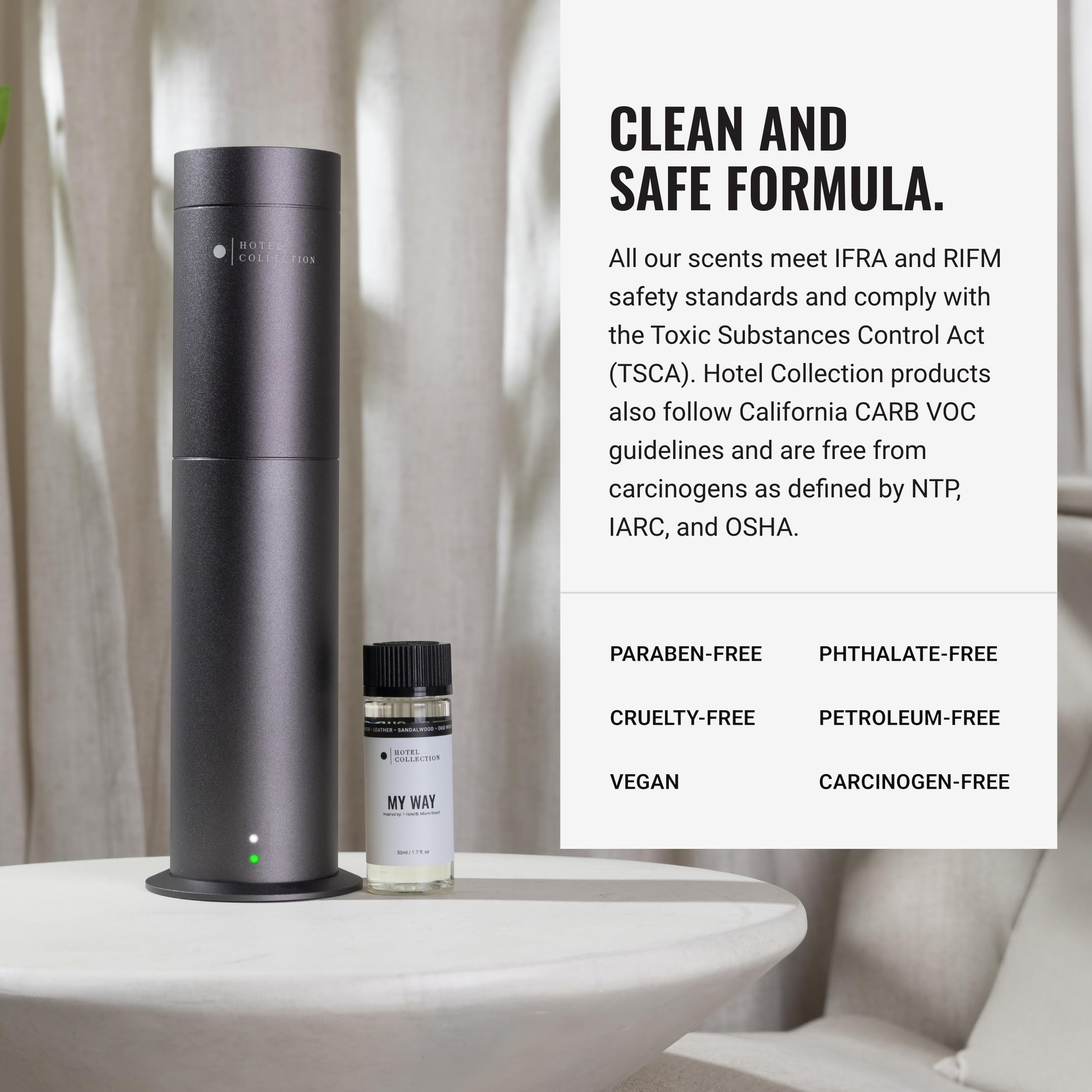 Hotel Collection Essential Scent Oil - White Tea, Cedarwood & Amber Aromatherapy Oil for Diffusers, Air Fresheners & Home Fragrance - Dream On Scent (16.9 fl oz) - Perfect for Relaxation, Spa Nights & Creating a Cozy Atmosphere