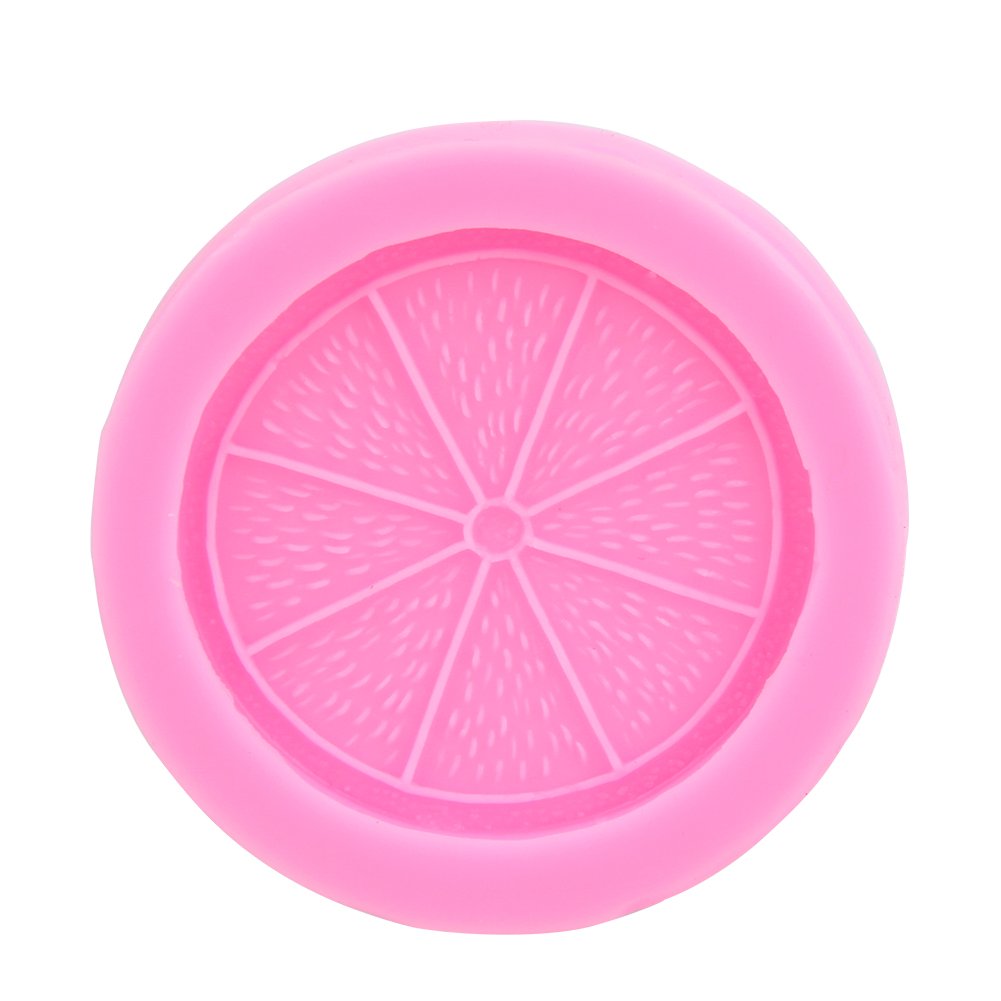 Silicone Lemon Slice Mold for Cake Decorating - Chocolate Fondant Mould, Fruit-Shaped Baking Tools for DIY Desserts, Cupcakes and Party Treats