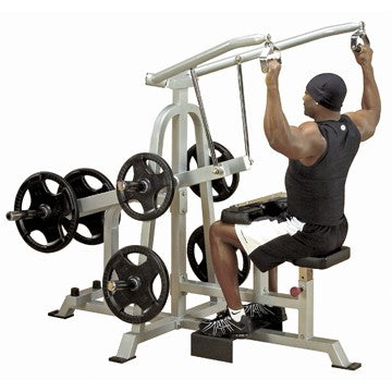 BodySolid Leverage Lat Pulldown Machine - Professional Gym Equipment for Back Workouts & Strength Training | Perfect for Home Gyms & Commercial Fitness Centers