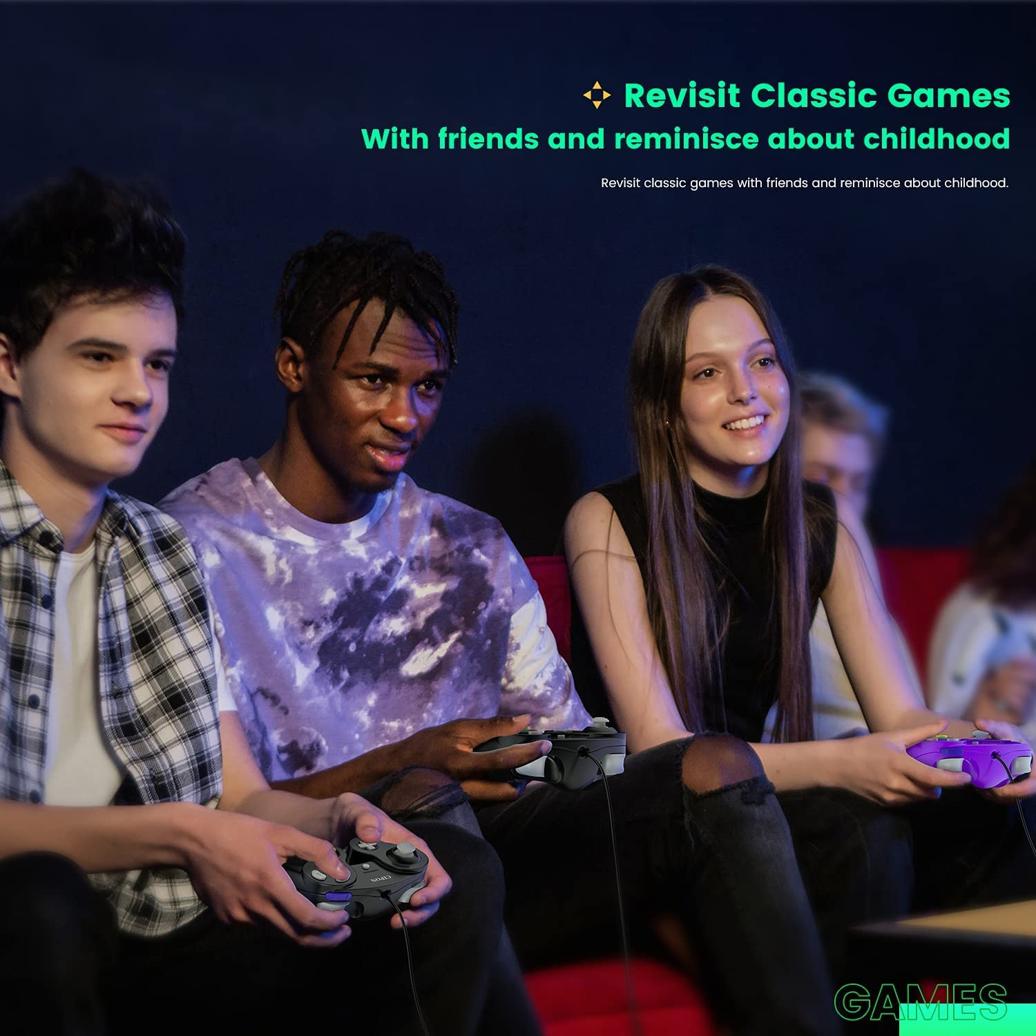 Arrocent GC Controller - Wired USB Gamecube Controller for Nintendo Switch, PC Windows 7/8/10 - Replacement Game Cube Controller (Black) | Perfect for Super Smash Bros, Mario Kart & Retro Gaming