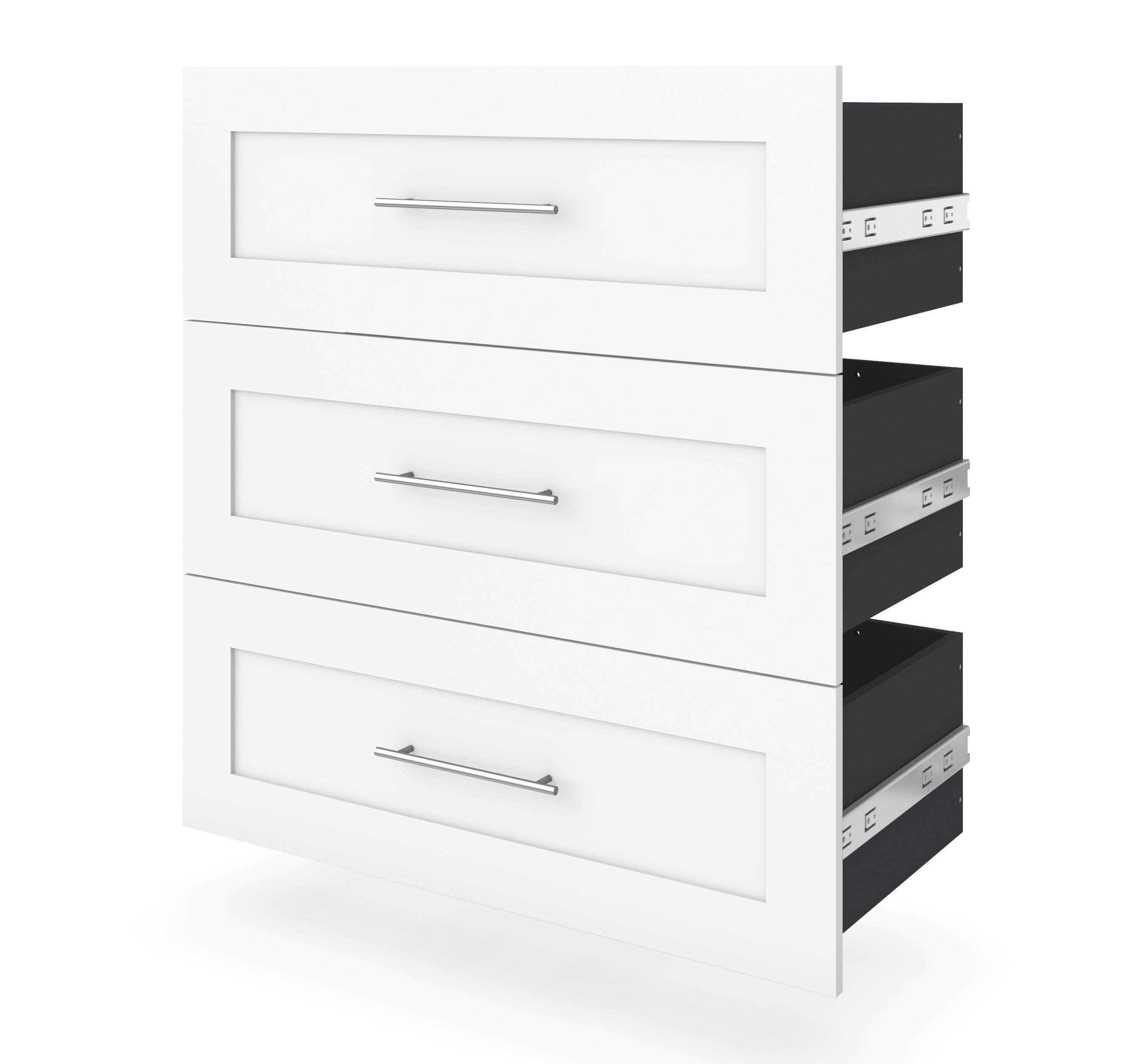 3-Drawer Storage Set for PUR 36W Closet Organizer - 6 Color Options | Perfect for Bedroom, Closet & Office Organization