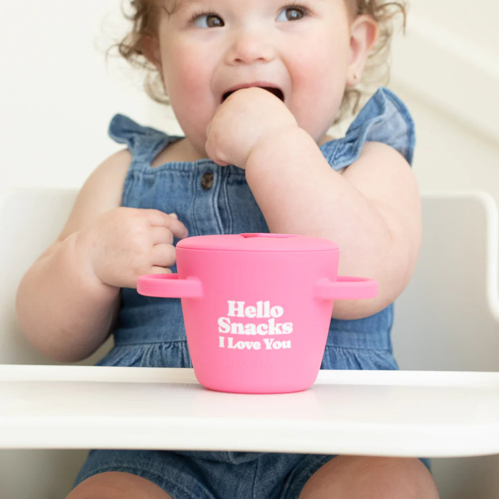 Bella Tunno Snack Cup - Leak-Proof Silicone Snack Container for Kids | Perfect for On-the-Go, Travel, School & Car Rides | BPA-Free Toddler Snack Holder