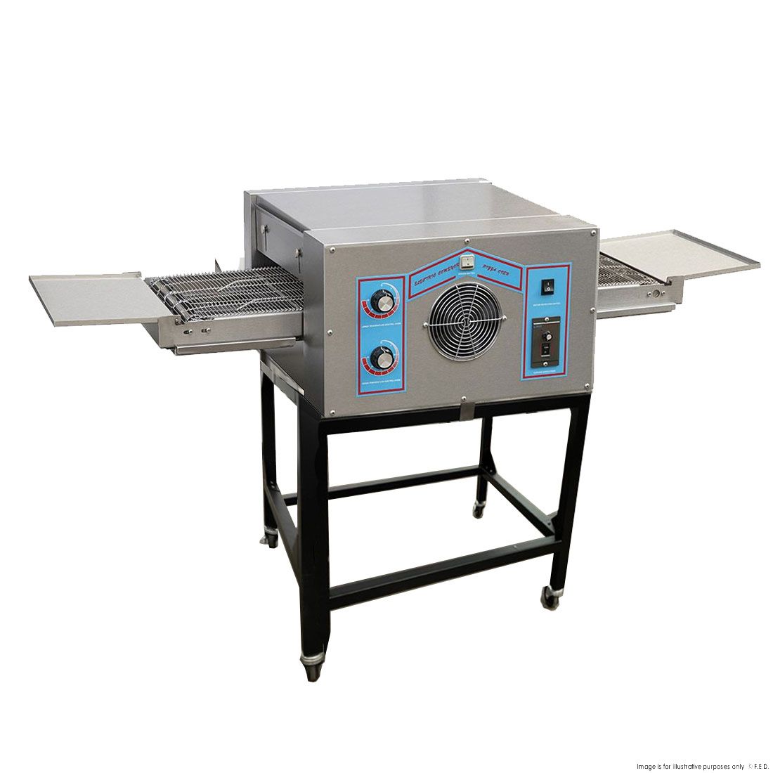 BakerMax HX-2E Commercial Pizza Conveyor Oven - High Efficiency Electric Conveyor Pizza Maker for Restaurants, Pizzerias & Catering - Perfect for Fast, Consistent Pizza Baking in High Volume Settings