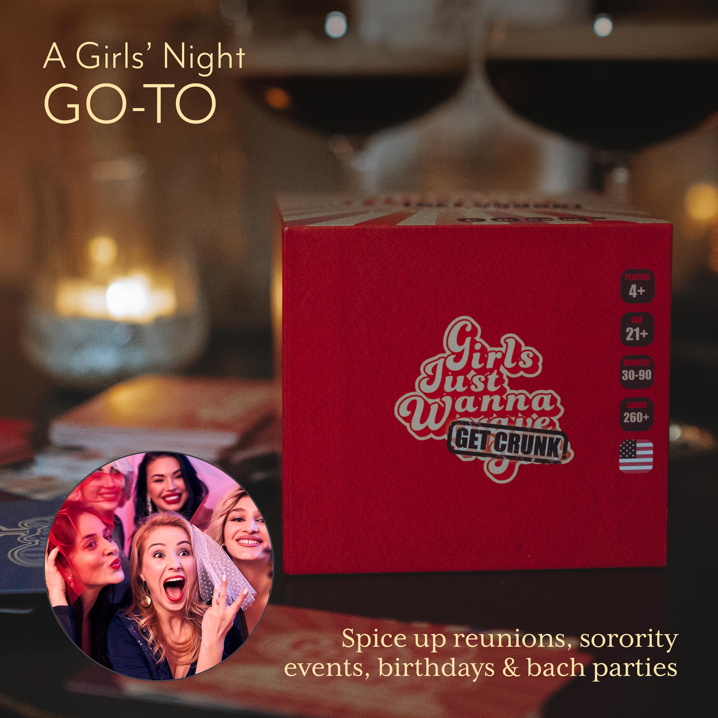 21+ Girls Night Card Game - Your Perfect Day - Fun Adult Party Game for Bachelorette Parties, Sorority Events, Birthdays & Beach Gatherings - Perfect for Girls Night Out, Slumber Parties & Girls Getaways