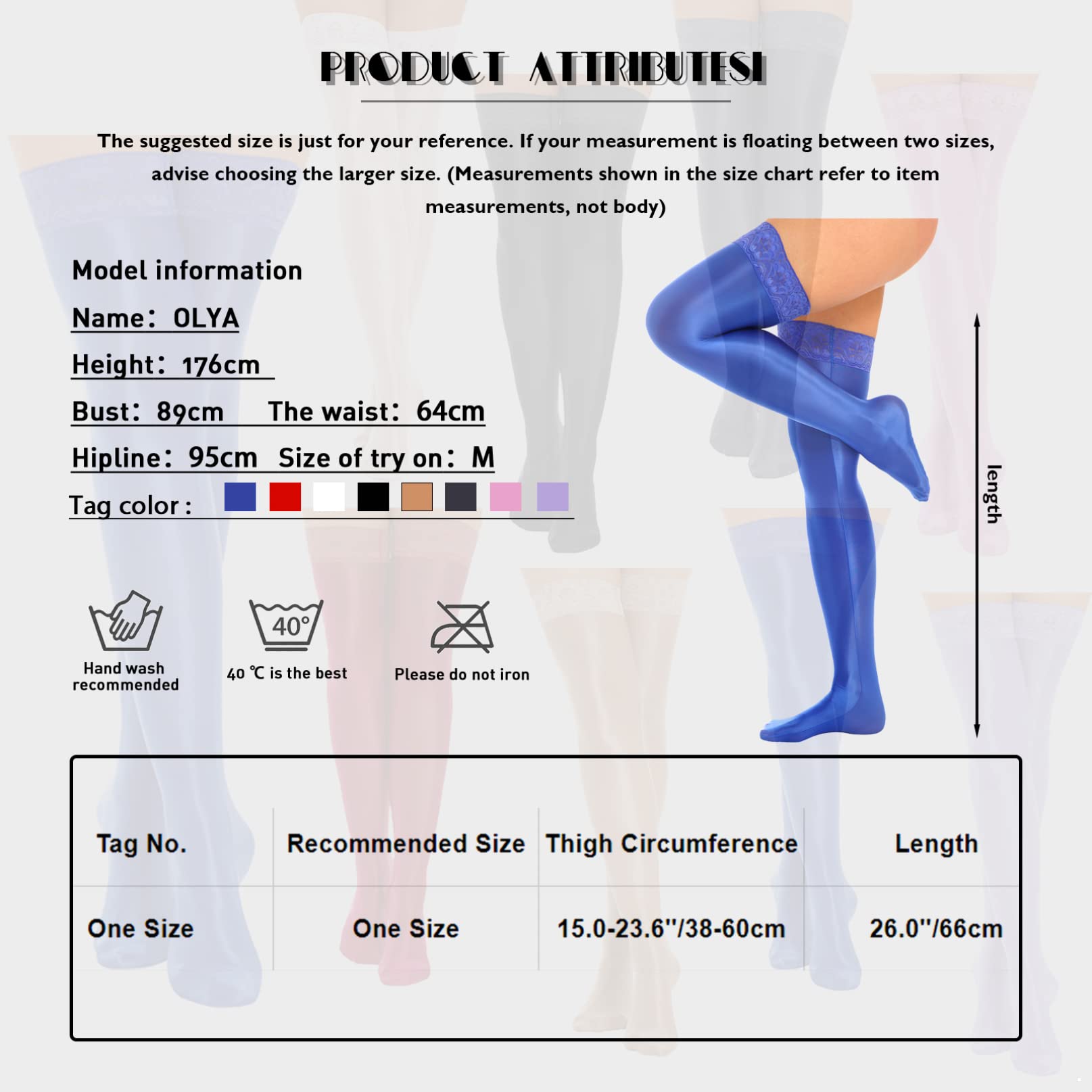 iiniim Women's Silk Thigh High Socks - Ultra Thin Over The Knee Stockings with Lace Trim - Elegant & Comfortable Tights for Party, Date Night or Daily Wear