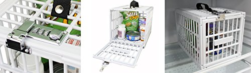 5-Star Fridge Safe Box Locker - Secure Food Storage Container for Refrigerator | Perfect for Offices, Dorms & Travel | BPA-Free & Leakproof Design