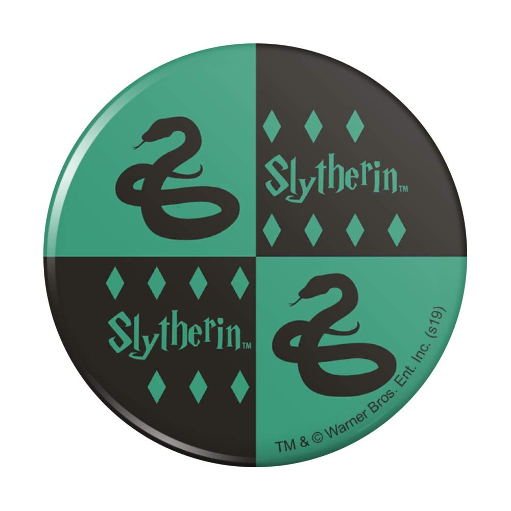 Harry Potter Slytherin House Design Refrigerator Magnet Set - Decorative Kitchen Accessories for Fans, Dorm Room & Office Decor