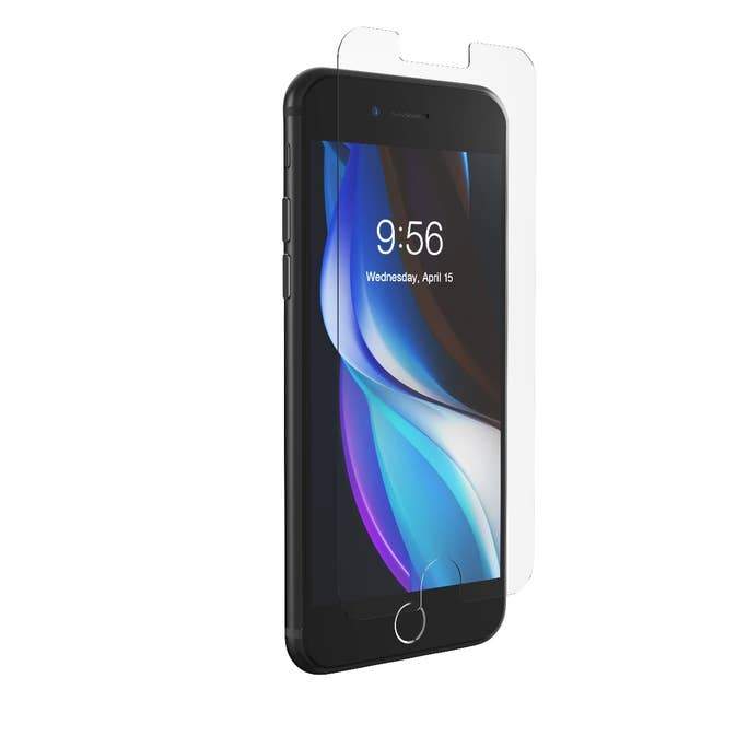InvisiShield GlassElite+ Screen Protector for iPhone SE/8/7/6 - Ultra Clear HD Tempered Glass with Anti-Scratch & Bubble-Free Installation - Perfect for Everyday Use & Outdoor Activities