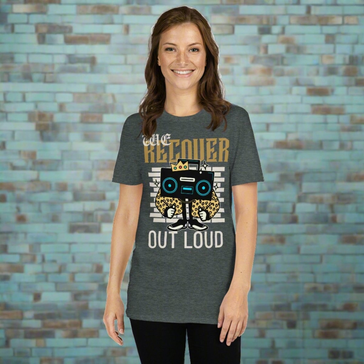 Recover Out Loud Essential Unisex T-Shirt - Comfortable Cotton Tee for Men & Women - Perfect for Workouts, Casual Wear and Recovery Support