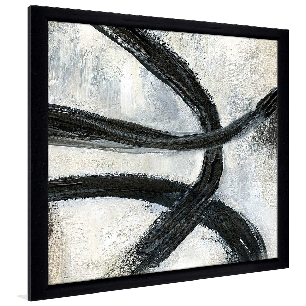 Abstract Square Rings II Print on Acrylic - Modern Wall Art for Living Room, Bedroom & Office Decor