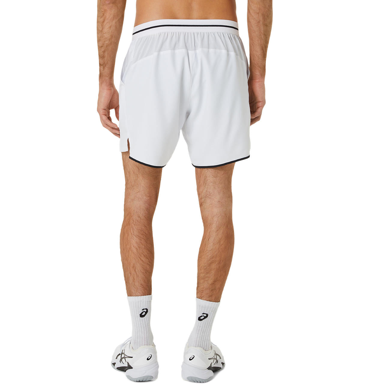 ASICS Men's Match Short 7 Inch Running Shorts - Breathable Quick-Dry Athletic Shorts for Men (White) - Perfect for Running, Gym Workouts & Casual Wear