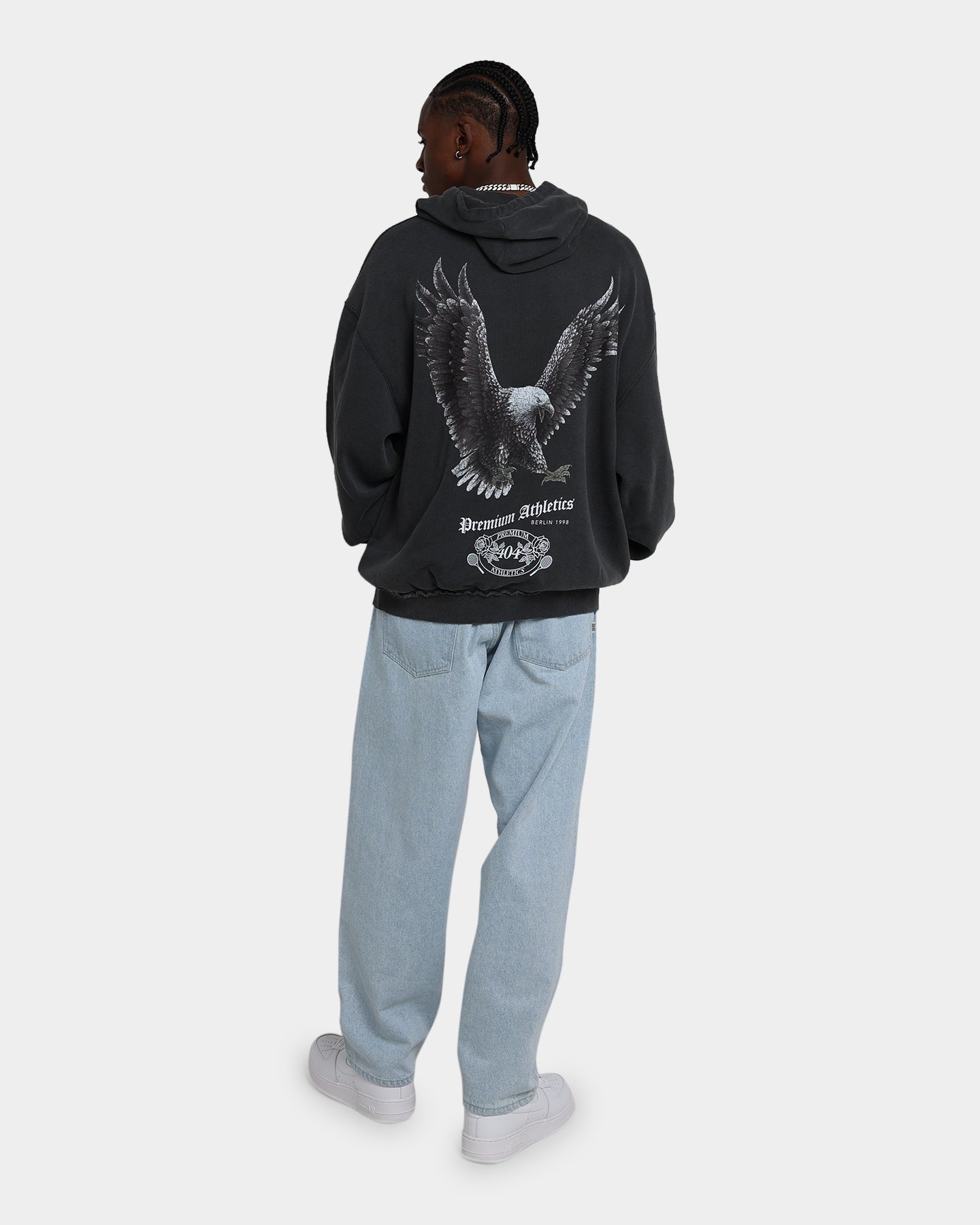 Vintage 404 Flight Hoodie - Charcoal Grey | Retro Airplane Graphic Sweatshirt for Men & Women | Perfect for Casual Wear, Street Style & Aviation Enthusiasts