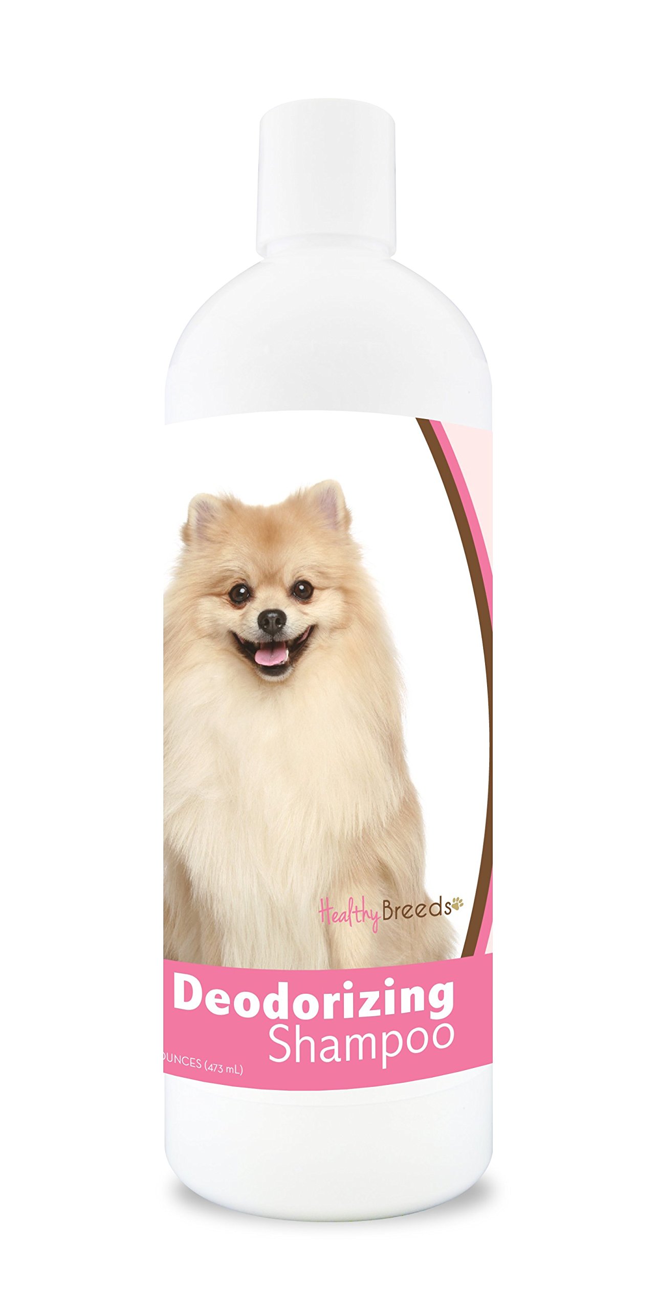 Healthy Breeds Pomeranian Deodorizing Shampoo for Dogs - 16 oz Gentle Formula with Natural Ingredients | Eliminates Odors & Soothes Skin | Perfect for Bathing & Grooming at Home