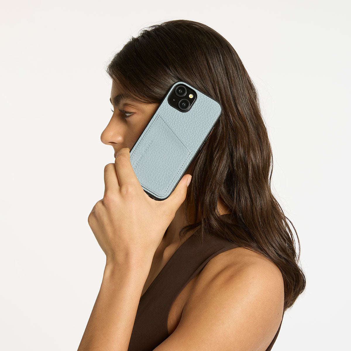 Powder Blue Who's Who Phone Case - Slim Protective Cover for iPhone & Samsung - Perfect for Everyday Use & Travel
