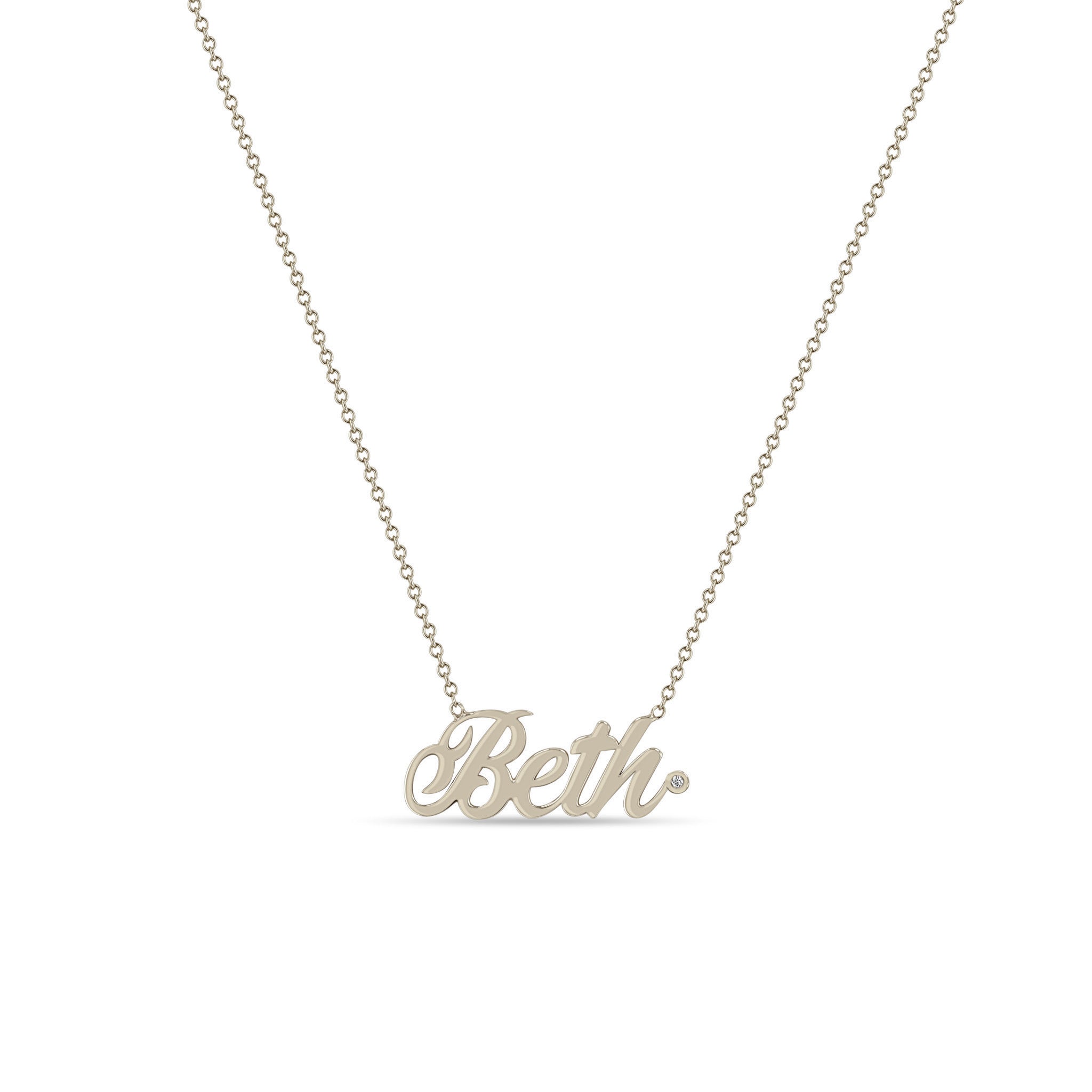 14K Gold Custom Name Necklace - Personalized Script Letter Pendant for Women - Perfect for Birthdays, Anniversaries & Gifts