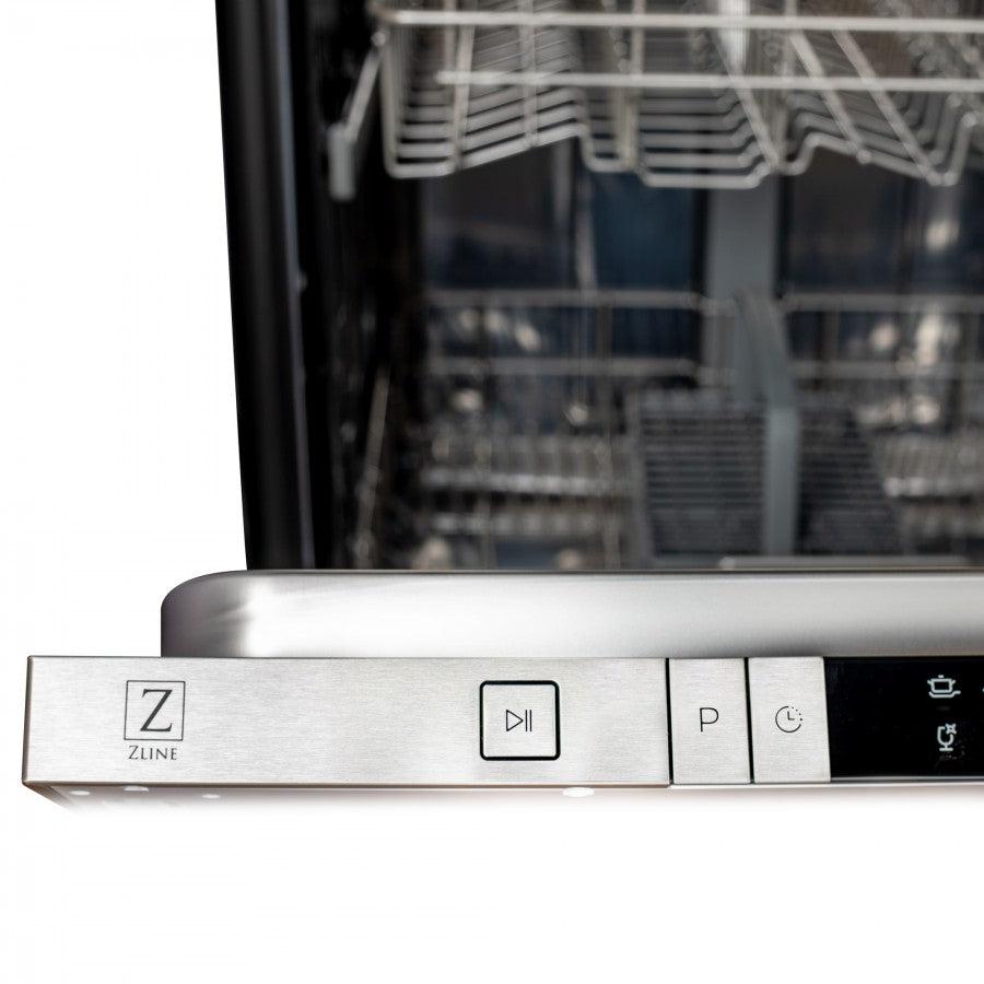 ZLINE 36-Inch Professional Kitchen Package - Stainless Steel Dual Fuel Range, Ducted Range Hood & Dishwasher Set for Modern Home Cooking & Entertaining