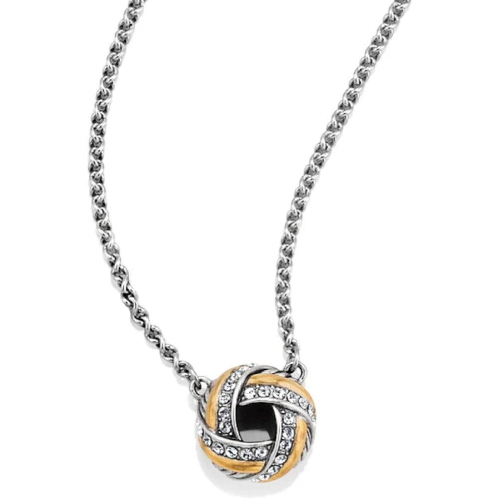 Brighton Tres Twist Necklace - Elegant Sterling Silver Jewelry for Women | Perfect for Parties, Weddings & Everyday Wear
