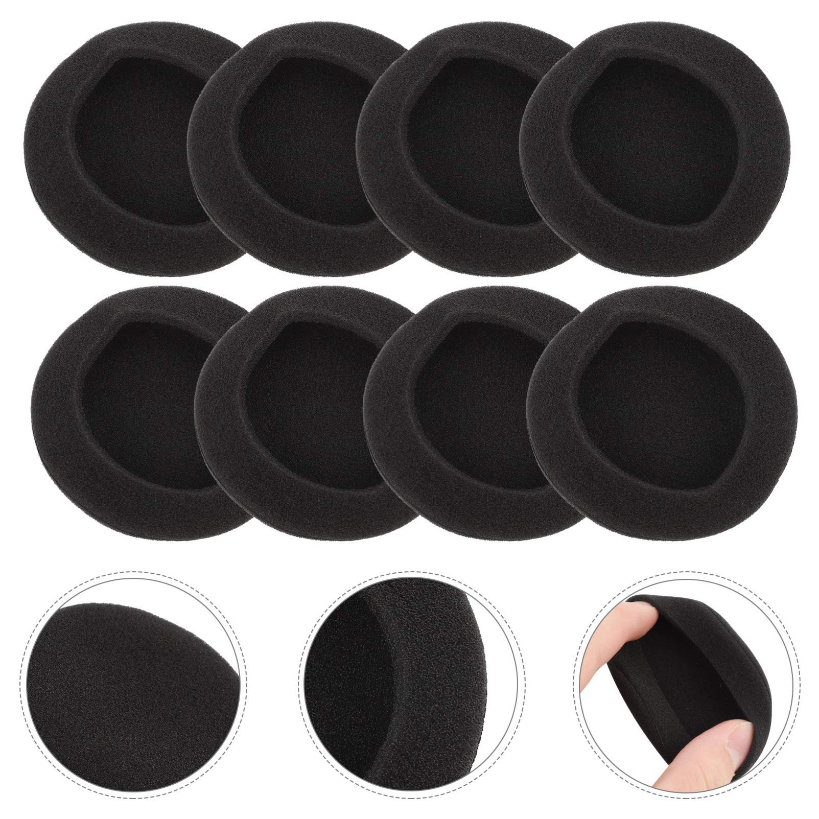 Mobestech 40mm Foam Ear Pad Replacement - 20pcs Soft Cushion Earpads for Headphones - Comfortable Noise Isolation for Gaming, Music & Office Use