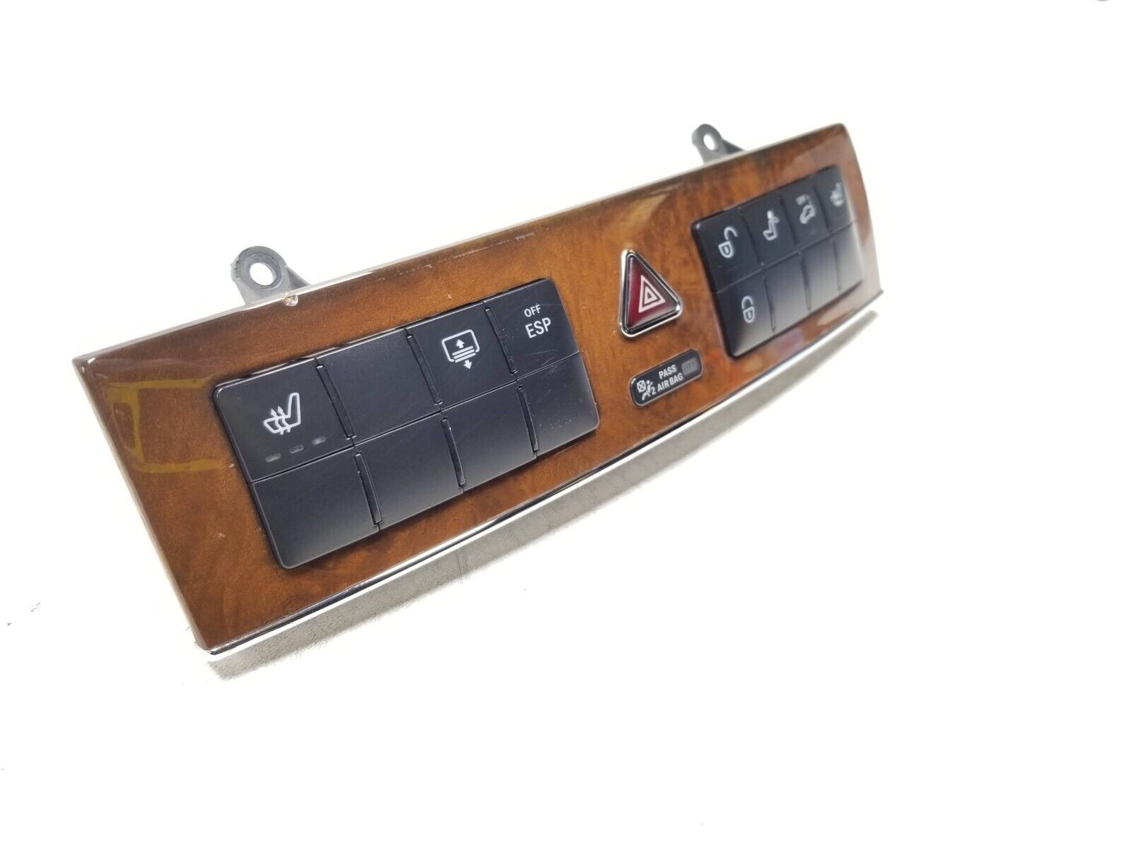 02 05 Mercedes W203 C230 Coupe Hazard Light & Door Lock Control Panel Switch OEM Replacement Part - Perfect for Interior Electrical Repairs & Car Restoration Projects