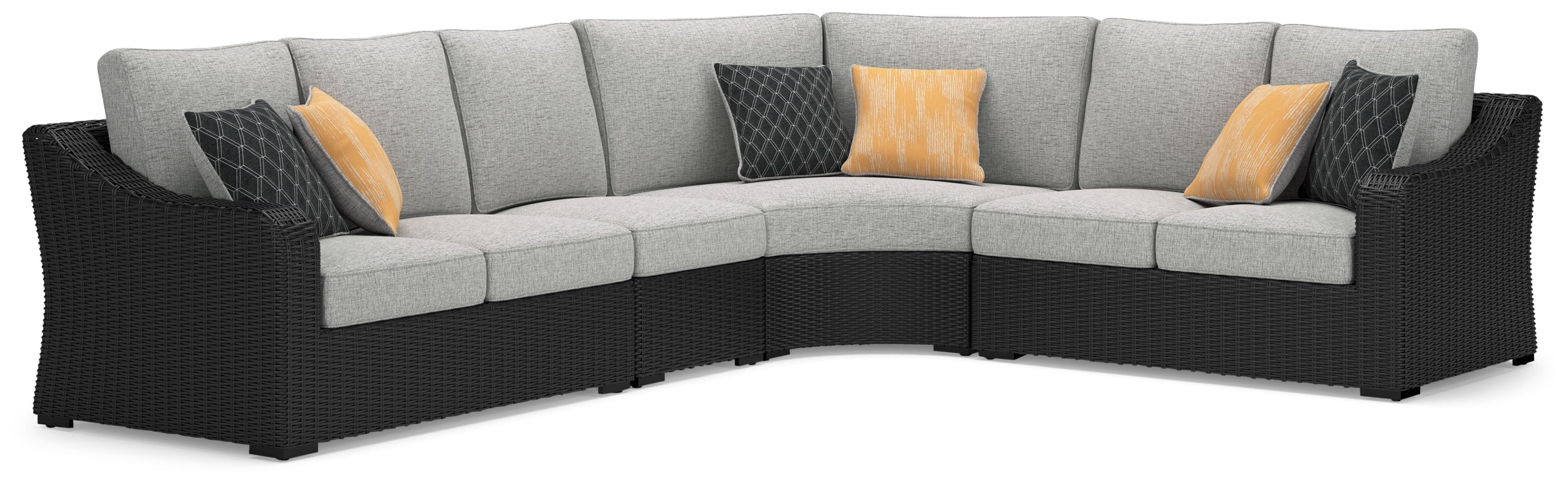 Beachcroft Outdoor Sectional Sofa Set - Waterproof & UV Resistant Patio Furniture for Backyard, Poolside, and Garden - Perfect for Relaxing and Entertaining Outdoors