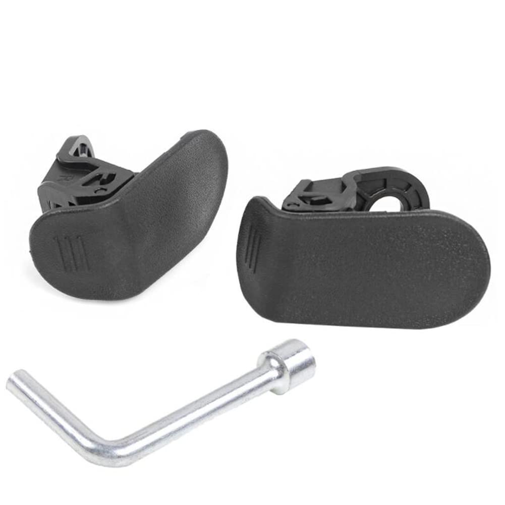 Zcargel 2-Pack Invisible Car Trunk Hooks - Multi-Functional Cargo Hooks with Clip Bolt Cover for Tesla Model 3 - Perfect for Securing Groceries, Luggage & Shopping Bags in Front Trunk