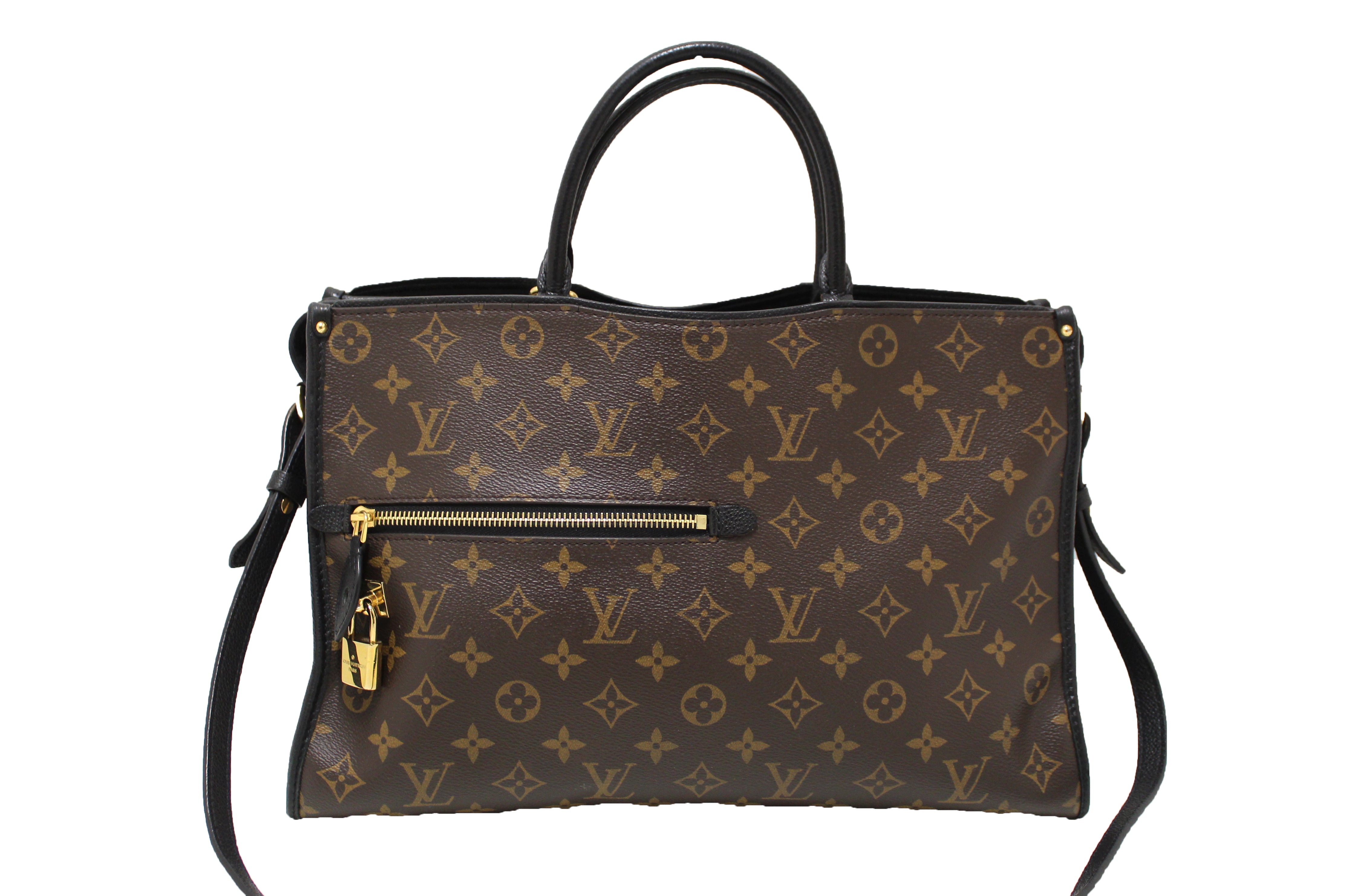 Authentic Louis Vuitton Monogram Popincourt MM Handbag - Luxury Designer Shoulder Bag for Women, Perfect for Work, Travel & Everyday Use