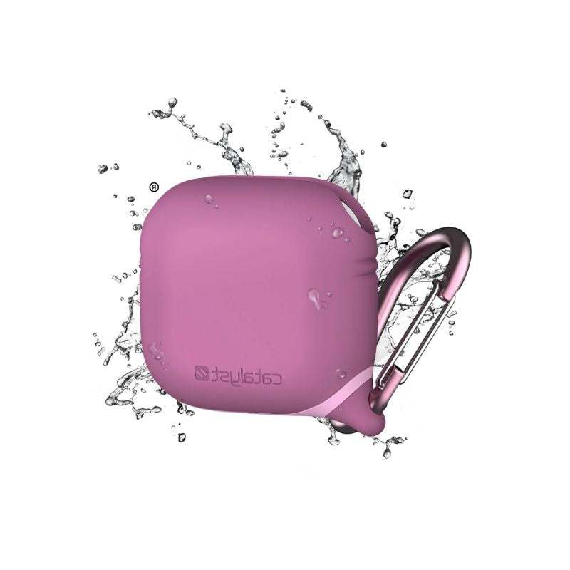 Case Catalyst WP for AirPods 4 - Waterproof & Shockproof Protective Cover (Rose Pink) - Perfect for Gym, Running & Outdoor Activities