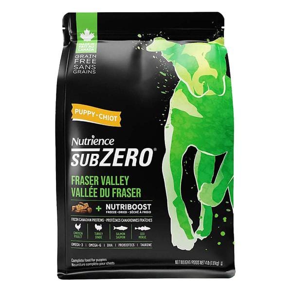 Nutrience SubZero Healthy Puppy Dry Dog Food - Fraser Valley Recipe | High Protein Grain-Free Kibble for Puppies | Perfect for Active Dogs & Training Treats