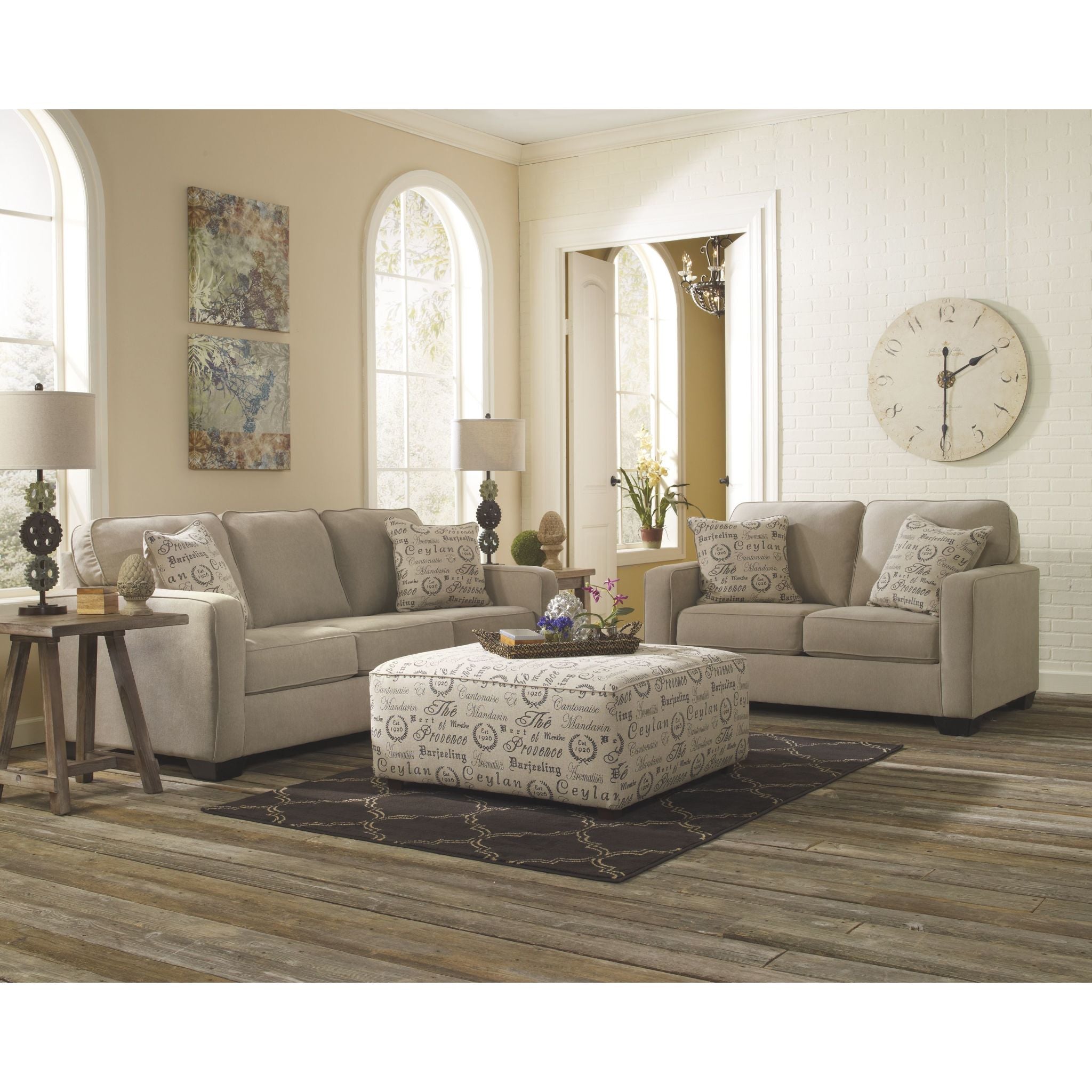 Alenya Sofa - Modern 3-Seater Fabric Couch for Living Room, Comfortable and Stylish Home Furniture - Perfect for Family Gatherings, Movie Nights, and Relaxing