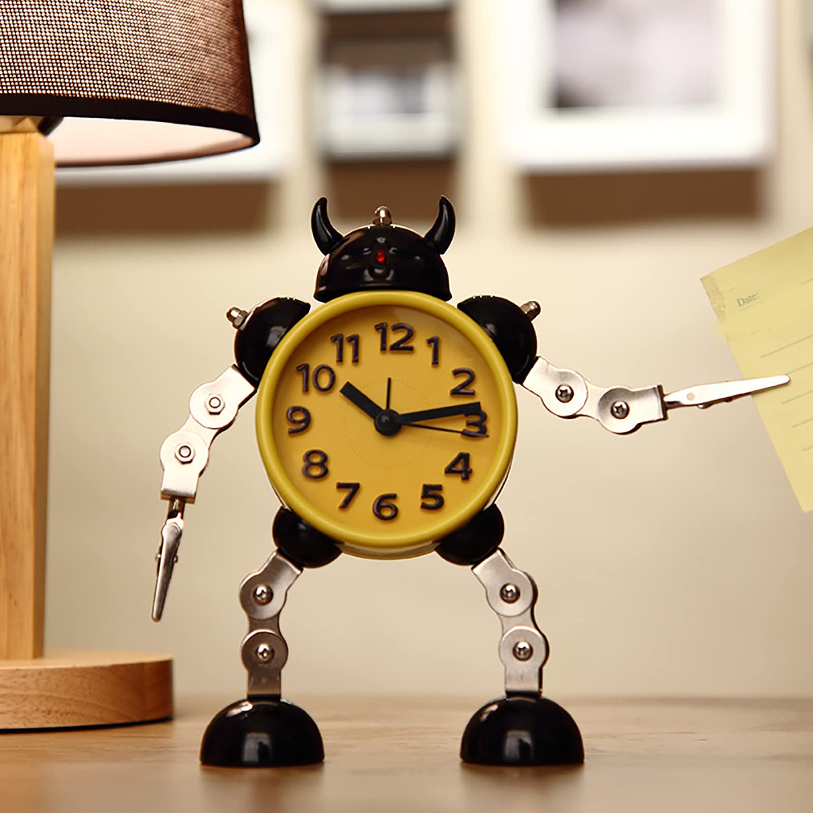 Best Robot Alarm Clock for Kids - Fun & Educational Children's Room Decor - Perfect Birthday Gift & Back to School Present - Ideal for Bedrooms, Classrooms & Study Areas